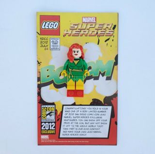 Lego 2012 Sdcc Comic - Con Exclusive Phoenix Jean Grey Mini Figure Marvel X - Men
