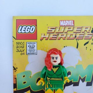 LEGO 2012 SDCC Comic - Con Exclusive Phoenix Jean Grey Mini Figure Marvel X - men 3