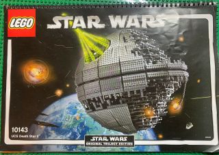 LEGO Star Wars Death Star II (10143) 100 complete w/Instructions RARE NO BOX 3