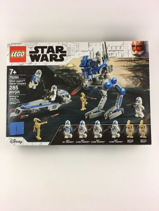 Lego Star Wars 75280 501st Legion Clone Troopers Battle Pack In Hand Ages 7,