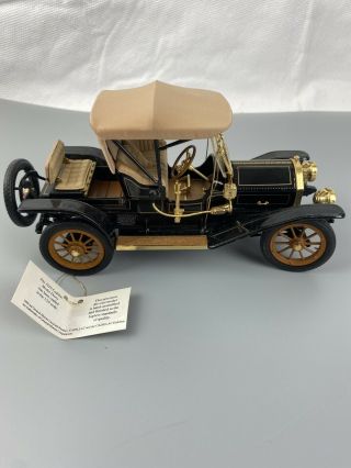 Franklin 1910 Cadillac Model Thirty Roadster 1:24 Scale Diecast Model Car