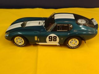 1965 Shelby Cobra Daytona Coupe 98 Blue 1/18 Diecast Shelby Collectibles Sc130