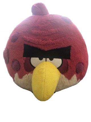 Angry Birds Plush Red Spots No Sound - Big Brother Terence Red Bird 8 " Rare