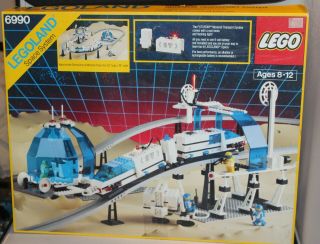 Lego Space 6990 Futuron Monorail Transport System Not Complete Has Box & Inserts