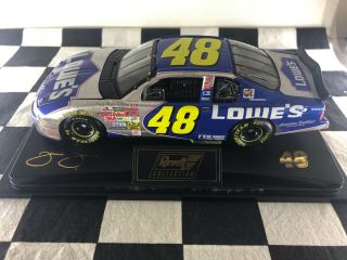 First Cup Win Actiion 1:24 Jimmie Johnson 48 Lowe 