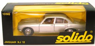 Solido Vintage No.  1096 1/43 Jaguar Xj12 Xj6 - Silver - Boxed