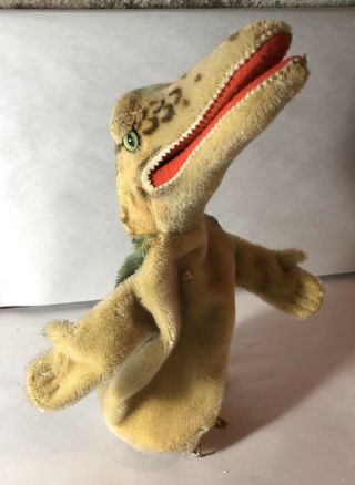 Vintage Steiff Gaty Crocodile Puppet Alligator