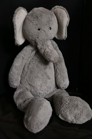 Restoration Hardware Baby & Kids 28” Large Elephant Plush Toy Doll