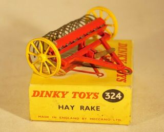 Dinky Toys Gb 324 Hay Rake Outil Andaineur Agricole En Boite