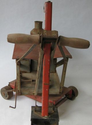 Vintage Keystone Steam Shovel Ride Em Toy As Played With for Restoration 1920 ' s 3