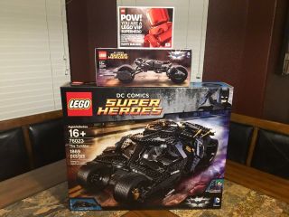 Lego Bat Pod 5004590 & Ucs Tumbler 76023 Dc Batman Vip Exclusive Rare