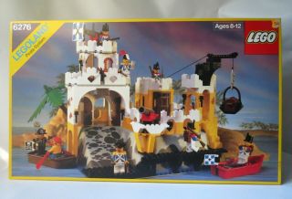 1990 Lego 6276 Pirate Eldorado Fortress Governors Fort Sabre Crane Island