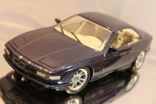 1/18 Bmw 850i Coupe Custom Modified Rims Lowered Diecast Model Car Stance
