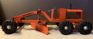 Vintage Ny - Lint Toys Pressed Steel Road Grader Construction Toy Nylint