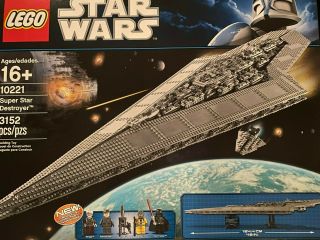 Lego Star Wars Star Destroyer (10221),  Nib,