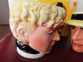 Applause Dick Tracy & Madonna as Breathless Figural Mugs - IN PACKAGE 3