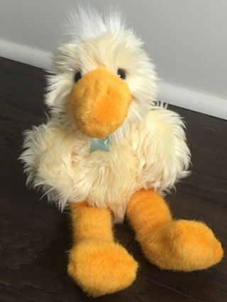 Vintage 1993 R Dakin Baby Yellow Scruffy 23051 Duck Stuffed Animal Plush 12” Toy