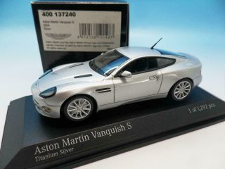 Minichamps Aston Martin Vanquish S 2004 Titanium Silver 400 137240 1/43