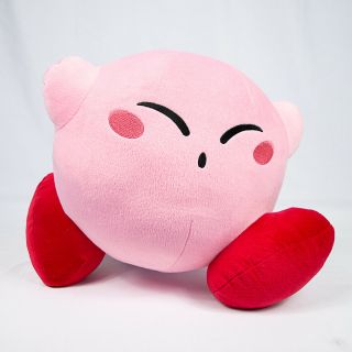 Official Nintendo Kirby Closed Eyes Running Large Plush 13 " X 15 "