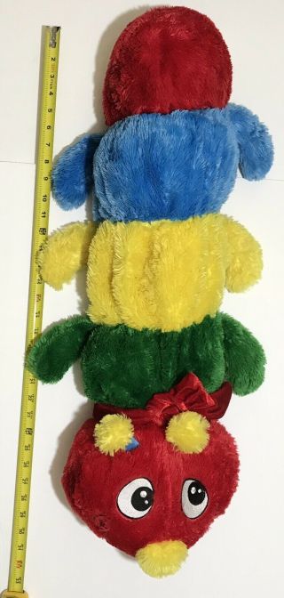 Dan Dee Caterpillar Large Plush Rainbow Collectors Choice 30 " Stuffed Animal