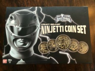 Mighty Morphin Power Rangers Movie Ninjetti Coin Set -