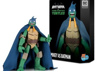 Sdcc 2019 Mikey As Batman Vs Teenage Mutant Ninja Turtles 6 " Action Figure