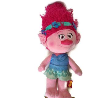 Dreamworks Troll Large 24 " Stuffed Animal Plush Poppy Pink Troll Doll