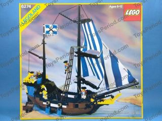 Lego 6274 Caribbean Clipper Vintage 1989 Classic Pirates