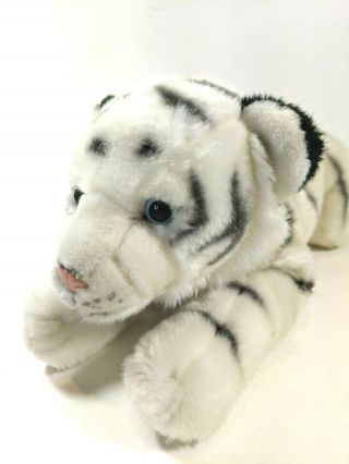 Animal Alley Toys R Us White Tiger Stuffed Animal Plush Safari 17 Inch Euc