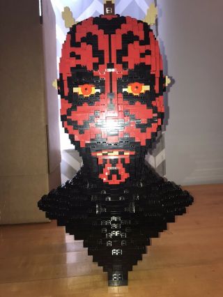 Lego Star Wars 10018 Ultimate Collector Series Darth Maul Bust Incomplete