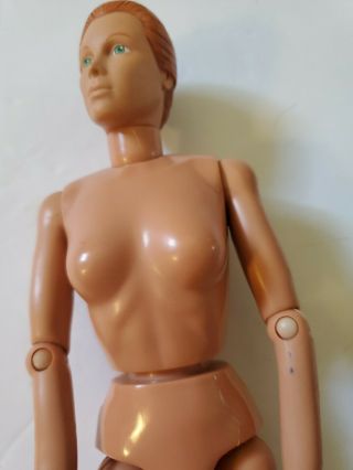 1997 Hasboro Gi Joe Classic Coll.  Us Army Female Helicopter Pilot Red Hair Nude