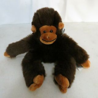 Princess Soft Toys Monkey Stuffed Plush Brown 14 "