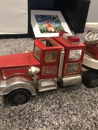 Vintage TONKA Hook and Ladder 1 Fire Engine Fire Truck Missing Extension Ladder 2