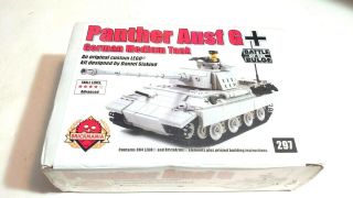 Brickmania 297 Panther Ausf G German Medium Tank (brand New/sealed) Custom Lego