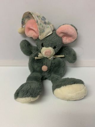 Vintage R.  G.  Barry Corp.  Snuggle Buddies Plush Mouse 15 " Stuffed Animal