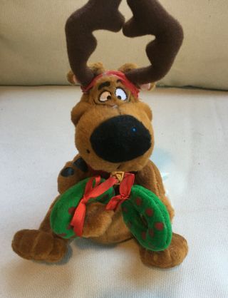 Gemmy Cartoon Network Scooby - Doo Singing Christmas Songs Reindeer Ears 10”