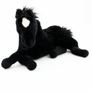Dan Dee Collectors Choice Stuffed Horse Pony Plush 18 " Black Toy