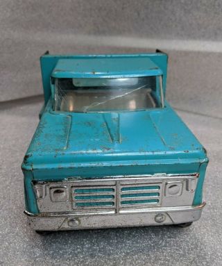 Vintage Structo Livestock Truck 1960 ' s Pressed Steel Toy Farm Flatbed Truck 3