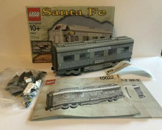 Lego 10022 Santa Fe Train Car 3 In 1 Model Dining Sleeping Observation