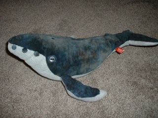 Wild Republic Cuddlekins Plush Humpback Whale Stuffed Animal Sea Life Toy 18 "