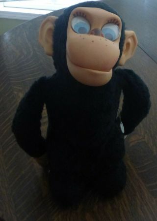 Vintage 1964 Mattel Talking Chester O?Chimp Monkey - When String Pulled He Talks - 2