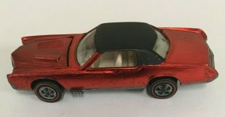 1968 Hot Wheels Custom El Dorado Redline Red W/ White Interior
