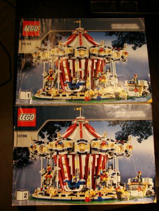 Lego 10196 Grand Carousel (parts and instructions,  incomplete) 3