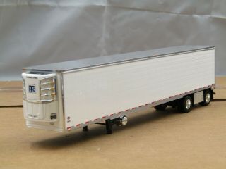 Dcp White 53ft Spread Axle Carrier Reefer Trailer No Box 1/64