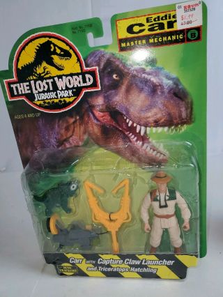 Jurassic Park The Lost World Eddie Carr Figure Moc 1996 Master Mechanic