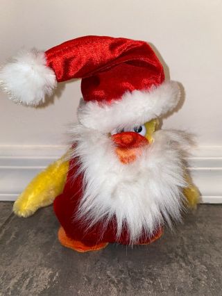 Xmas Dan Dee Chicken Dance Animated Plush Sings Dances Stuffed Animal Christmas