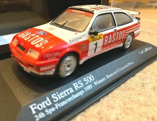 Minichamps Spa 1989 Ford Sierra Rs 500 Cosworth Rare Special Edition Model 1/43