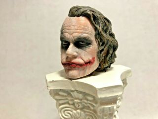 1/6 - Scale - Custom - Dark Night Joker Head.  Look Eyes Painted To Side.