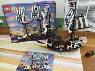 Retired Lego 6289 Set Red Beard Runner Pirate Ship - & Instructions