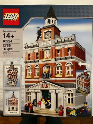 Lego Creator Town Hall Set 10224 Modular Building